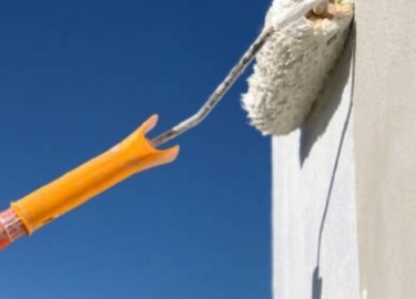 Что такое фасадные краски по штукатурке — основные виды, применяемые для наружных работ, особенности и расход. Процес...