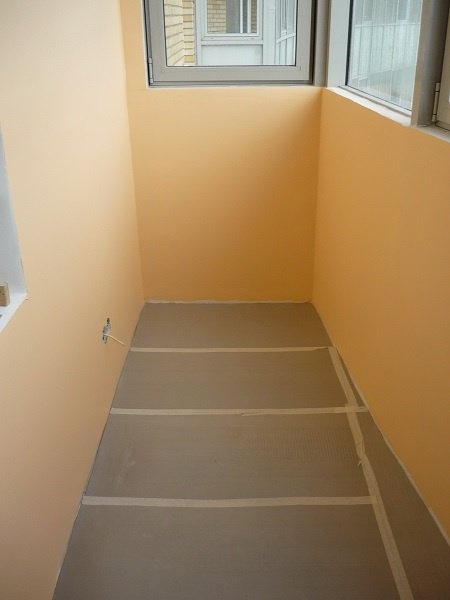 картинка: покраска бетонной плиты
