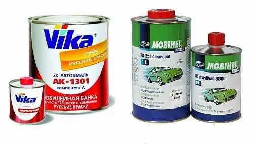 акриловая эмаль vic and mobichel для росписи автомобилей
