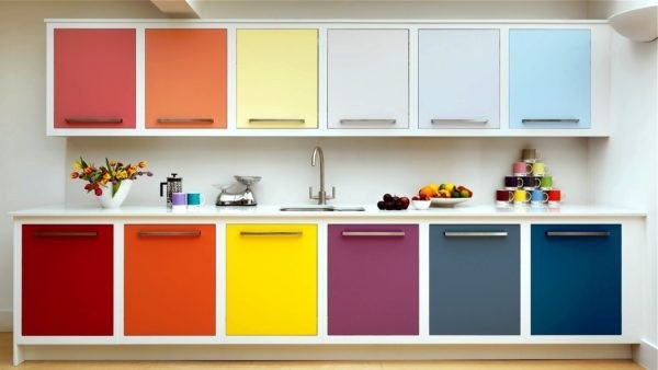 Как покрасить кухонную мебель
