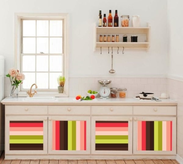 Покраска кухонной мебели
